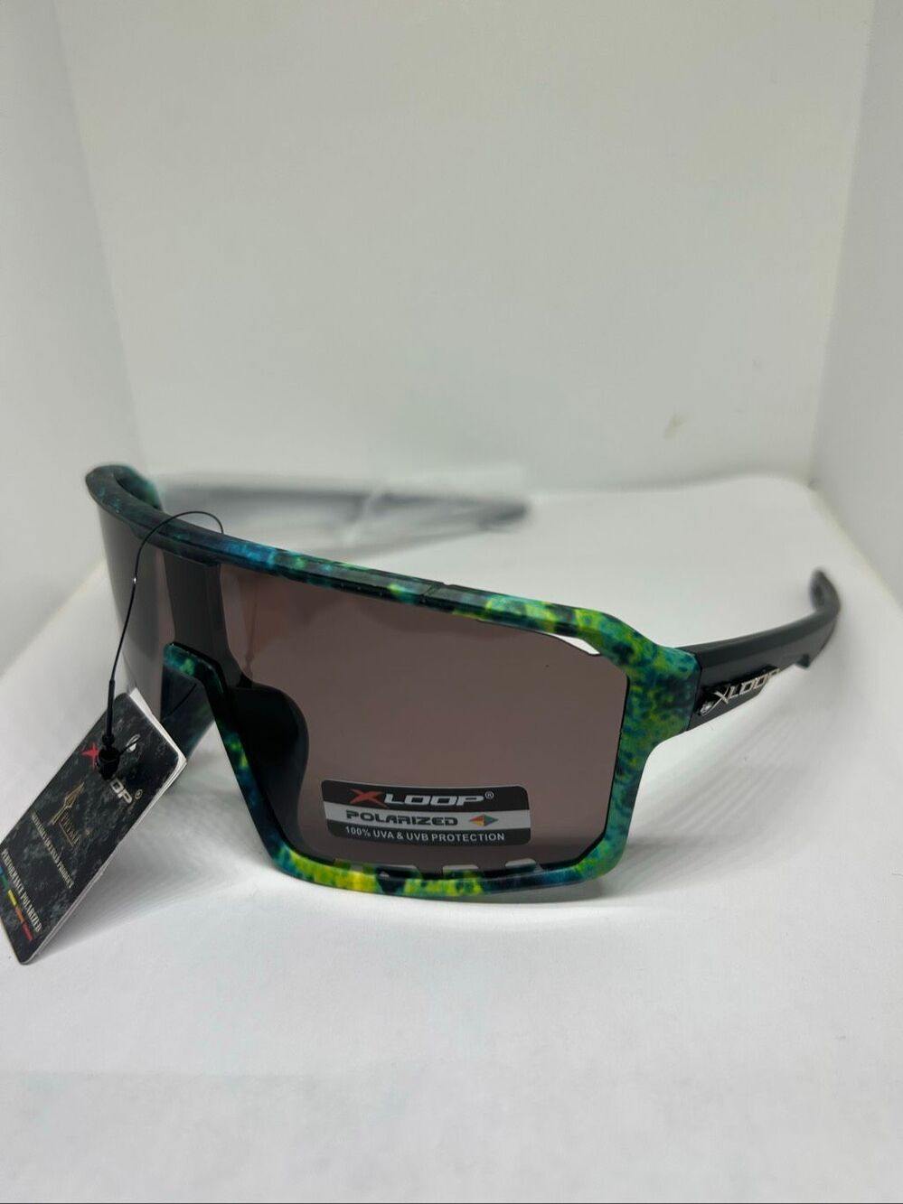 X-Loop Shield Camo Polarized Performance Sunglasses UV Protection New